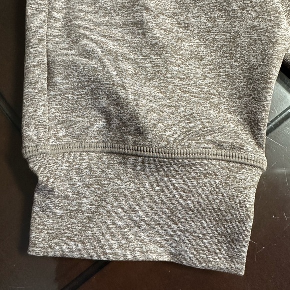 Cocoa Heathered Cozy Zyia Joggers - Picture 6 of 9